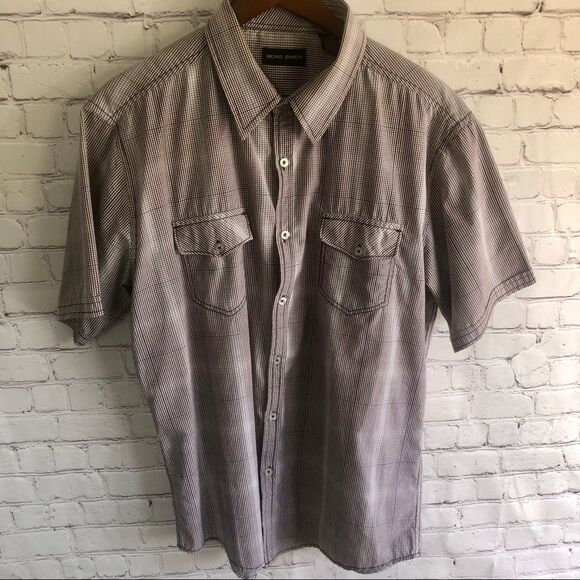 Other - MICHAEL BRANDON Short Sleeve Button Down Shirt